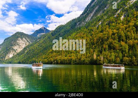 Schönau am Königssee, Königsee, Bayern, Deutschland Stockfoto