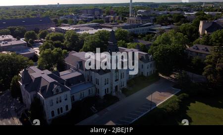 Manhattan, Kansas - 24. Mai 2022: NCAA College-Fußballstadion der Kansas State University Wildcats Stockfoto