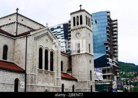 Die Kirche des heiligen Josef in Sarajevo, Bosnien und Herzegowina. Stockfoto