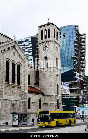 Die Kirche des heiligen Josef in Sarajevo, Bosnien und Herzegowina. Stockfoto