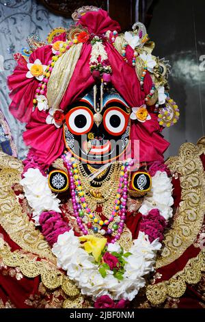 Iskcon Dhaka Swamibag-Tempel, Bangladesh Gournitai, Stockfoto