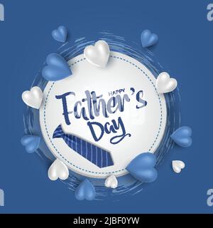 Happy Father's Day Grüße. vektor-Illustration Design Stock Vektor