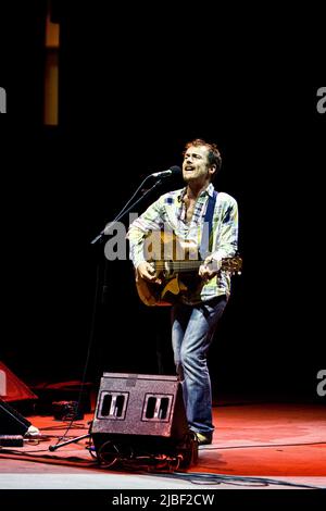 Rom, Italien. 09.. Februar 2013. Damien Reis spielt auf der Bühne des Auditorium Parco della Musica in Rom. (Foto von Valeria Magri/SOPA Images/Sipa USA) Quelle: SIPA USA/Alamy Live News Stockfoto