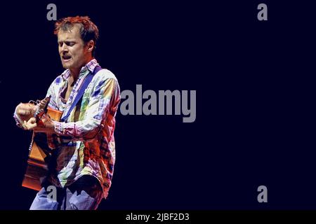 Rom, Italien. 27. Januar 2013. Damien Reis spielt auf der Bühne des Auditorium Parco della Musica in Rom. (Foto von Valeria Magri/SOPA Images/Sipa USA) Quelle: SIPA USA/Alamy Live News Stockfoto