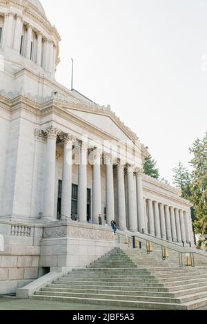 Olympia, USA. März 2019. Washington State Capitol an einem Frühlingstag Stockfoto