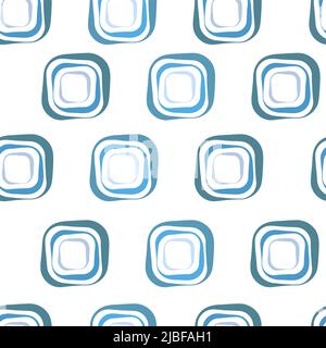 Abstrakte Figuren. Kreatives, modernes Design. Vektorgrafik. Vektor-Gewebe Nahtloses Muster. Stock Vektor