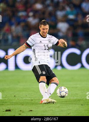 Niklas Süle, DFB 15 im Einsatz beim Spiel der UEFA Nations League 2022 ITALIEN - DEUTSCHLAND 1-1 in der Saison 2022/2023 am 04. Juni 2022 in Bologna, Italien. © Peter Schatz / Alamy Live News Stockfoto