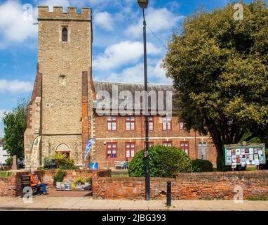 Thomas Plumes Library, Maldon Essex, England, Großbritannien, Vereinigtes Königreich Stockfoto