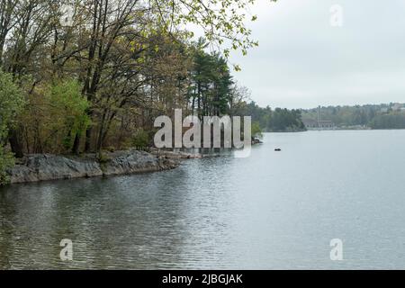 Spot Pond in Middlesex, Massachusetts, USA Stockfoto