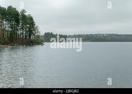 Spot Pond in Middlesex, Massachusetts, USA Stockfoto