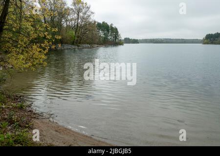 Spot Pond in Middlesex, Massachusetts, USA Stockfoto