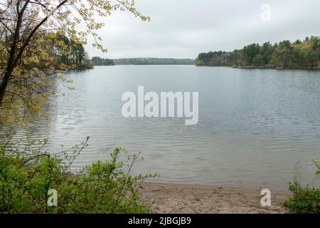 Spot Pond in Middlesex, Massachusetts, USA Stockfoto