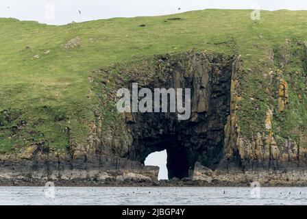 Scenery Shwoing Shiant Islands, Schottland, Vereinigtes Königreich, 28. Mai 2022 Stockfoto