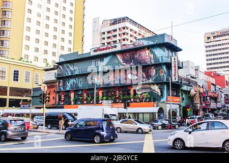 Kuala Lumpur, Malaysia - 17. März 2017 : Nando's Restaurant. Is a Nando's, die südafrikanische Restaurantkette, hat 1998 ihren Betrieb in Malaysia aufgenommen. Stockfoto