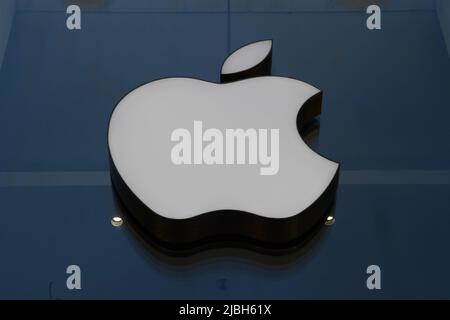 Washington, USA. 06.. Juni 2022. Die Apple Company startet heute am 06. Juni 2022 in Washington DC, USA, ihre AppleÕs Annual Worldwide Developer Conference. (Foto von Lenin Nolly/Sipa USA) Quelle: SIPA USA/Alamy Live News Stockfoto