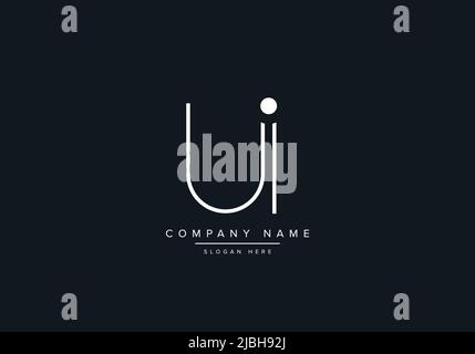 RR abstrakte Buchstaben Logo Monogramm Stock Vektor