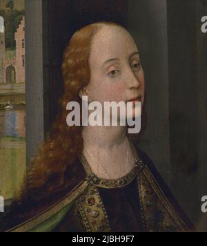 Rogier van der Weyden (1399-1464). Flämischer Maler. St. Katharina (?), ca. 1435-1437. Tempera und Öl auf Holz. Calouste Gulbenkian Museum. Lissabon, Portugal. Stockfoto