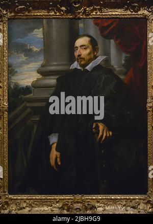 Anton van Dyck (1599-1641). Flämischer Maler. Porträt eines Mannes, ca. 1620-1621. Öl auf Leinwand. Calouste Gulbenkian Museum. Lissabon, Portugal. Stockfoto