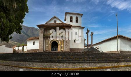 Kirche des Apostels Petrus in Andahuaylillas, Peru Stockfoto