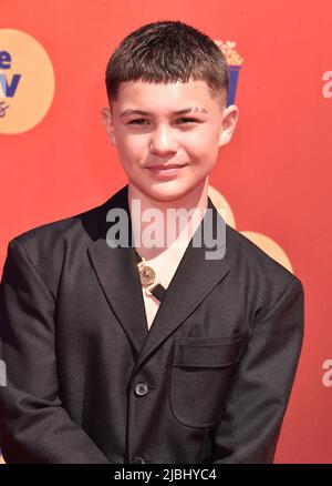 Santa Monica, Ca. 05.. Juni 2022. Javon Wanna Walton nimmt am 05. Juni 2022 in Santa Monica, Kalifornien, an den MTV Movie & TV Awards 2022 im Barker Hangar Teil. Kredit: Jeffrey Mayer/Jtm Fotos/Media Punch/Alamy Live News Stockfoto