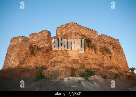 Bastion aus dem 17.. Jahrhundert, Teil der Festung Kamianets-Podilskyi, Ukraine. Stockfoto