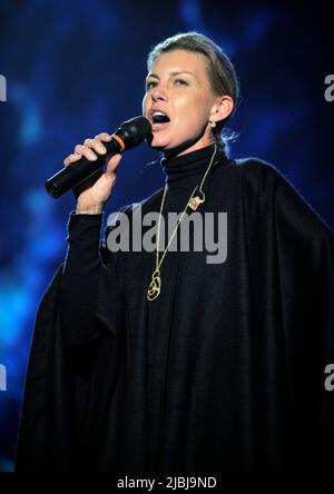 Faith Hill probt bei MusiCares, um die Person des Jahres zu ehren, Neil Diamond 2009 Credit: Ron Wolfson / MediaPunch Stockfoto