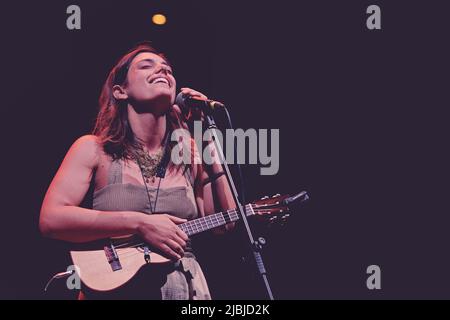 Rom, Italien. 26. August 2017. Die Schauspielerin und Sängerin Margherita Vicario tritt in Rom auf. (Foto von Valeria Magri/SOPA Images/Sipa USA) Quelle: SIPA USA/Alamy Live News Stockfoto