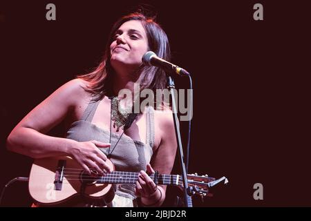 Rom, Italien. 26. August 2017. Die Schauspielerin und Sängerin Margherita Vicario tritt in Rom auf. (Foto von Valeria Magri/SOPA Images/Sipa USA) Quelle: SIPA USA/Alamy Live News Stockfoto