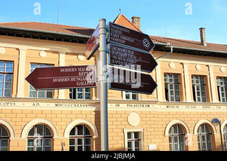 Straßenschild szeged Stockfoto