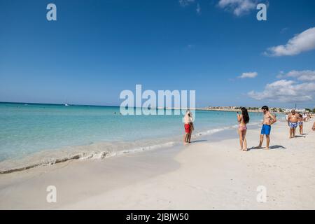 SA Rapita-Ses Covetes Beach, Mallorca, Balearen, Spanien Stockfoto