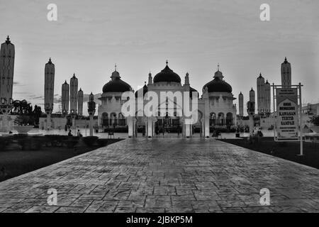 Große Moschee Von Baiturrahman, Aceh, Indonesien. Stockfoto