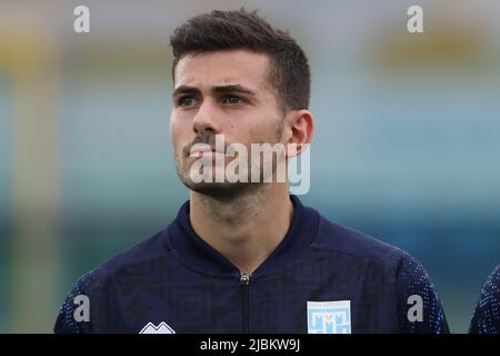 Serravalle, Italien, 5.. Juni 2022. Während des Spiels der UEFA Nations League im San Marino Stadium, Serravalle. Bildnachweis sollte lauten: Jonathan Moscrop / Sportimage Stockfoto