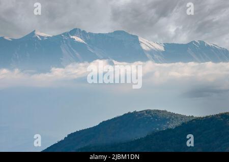 Herrlicher Blick auf den Olymp! Stockfoto