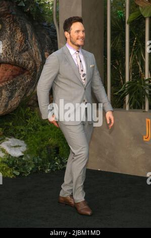 Hollywood, Ca. 6.. Juni 2022. Chris Pratt bei der Weltpremiere von Jurassic World Dominion am 6. Juni 2022 im TCL Chinese Theatre in Hollywood, Kalifornien. Quelle: Saye Sadou/Media Punch/Alamy Live News Stockfoto