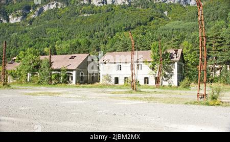 Alte Canfranc Station, Huesca, Aragon, Spanien, Europa Stockfoto