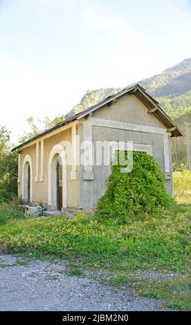 Alte Canfranc Station, Huesca, Aragon, Spanien, Europa Stockfoto