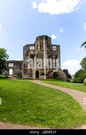 Mittelalterliche gotische Burg in Newark auf Trent, in der Nähe von Nottingham, Nottinghamshire, England, Großbritannien. Stockfoto