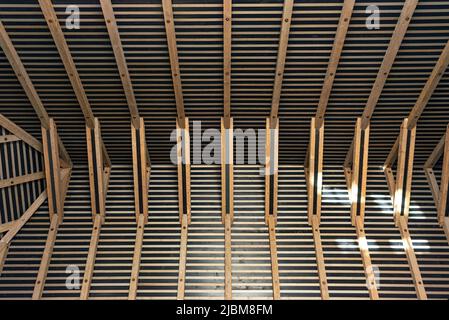 Dachstruktur. Stockfoto