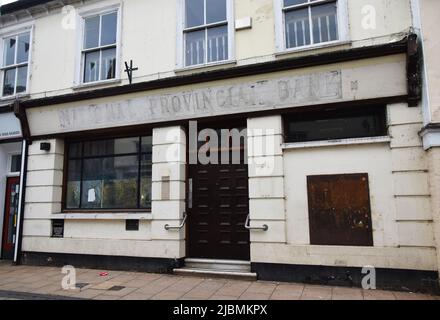 National westminster Bankgebäude, geschlossen, diss, norfolk, england Stockfoto