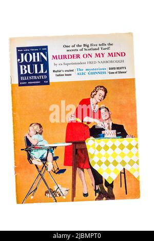 Eine Ausgabe von John Bull Illustrated Magazine aus dem Jahr 1950s, die von 1820 bis 1960 in verschiedenen Formen veröffentlicht wurde. Stockfoto