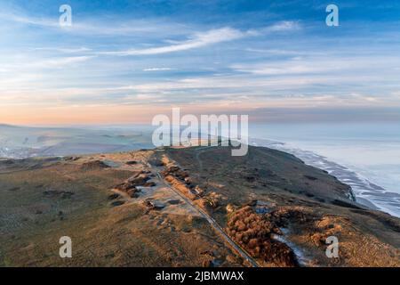 La Dover Patrol au sommet du Cap Blanc-Nez, Frankreich, Côte d'opale Stockfoto