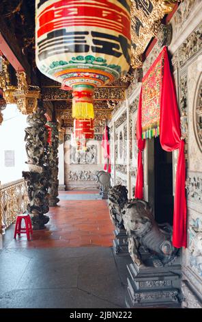 Das Khoo Kongsi Clan House. Penang, Malaysia. Stockfoto