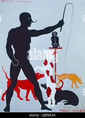 Dresseur d'animaux, Kunstwerk des französischen Künstlers Francis Picabia, 1937 Stockfoto