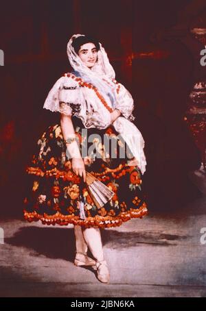 Lola de Valence, Gemälde des französischen Künstlers Edouard Manet, 1862 Stockfoto