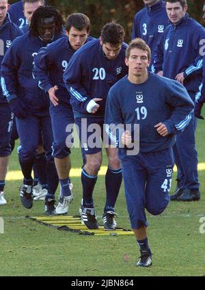 PORTSMOUTH TRAINING 27-01-06 GARY O'NEIL PIC MIKE WALKER, 2006 Stockfoto