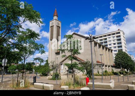 Kirche Saint-Charles de Serin, Lyon, Departement Rhône, REGION AURA, Frankreich Stockfoto
