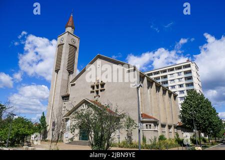Kirche Saint-Charles de Serin, Lyon, Departement Rhône, REGION AURA, Frankreich Stockfoto