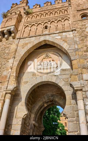 Puerta del Sol. Toledo, Castilla La Mancha, Spanien. Stockfoto