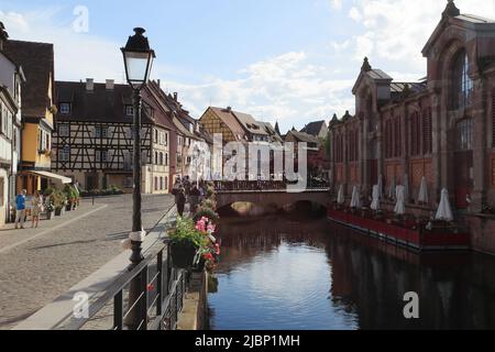 Le Petite Venice #1, Colmar, Elsass, Frankreich Stockfoto