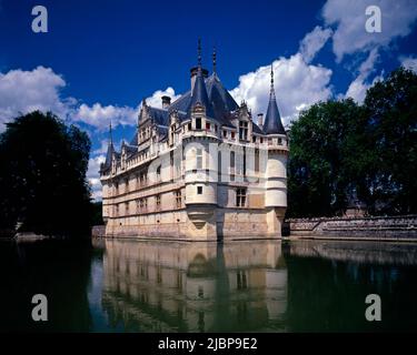 Château d'Azay-le-Rideau in Frankreich Stockfoto